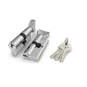 Цилиндровый механизм 100 DM/RC 80 mm (30+10+40) CP хром