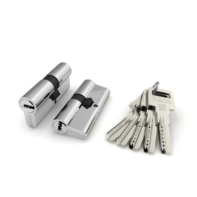 Цилиндровый механизм R600/60 mm (25+10+25) CP хром 5 кл.