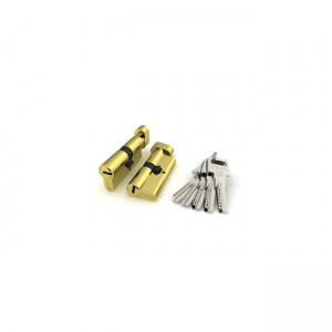 Цилиндровый механизм с вертушкой R602/60 mm (25+10+25) PB латунь 5 кл.