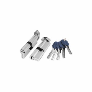Цилиндровый механизм с вертушкой Z402/70 mm (30+10+30) CP хром 5 кл.